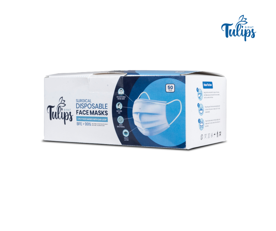 Tulips Face Mask (In Box)